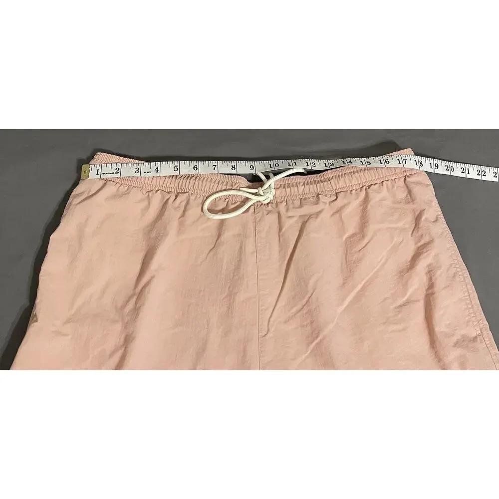 PacSun Swim Shorts Mens XL Pink Solid Drawstring Elastic Waist Mesh Lined